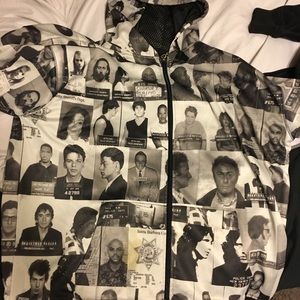 Celebrity mugshot hoody